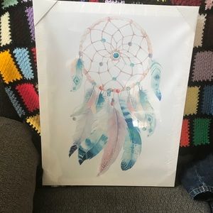Dream catcher canvas decor